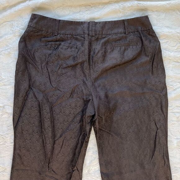 Ann Taylor Brown Mid Rise Wide Leg Trouser - Women’s 14 - Picture 2 of 8